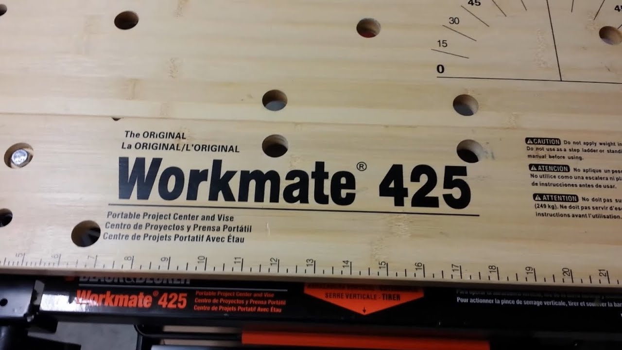 Honest Review of Workmate 425 & Assembly of Black & Decker's Workmate 425 Folding  Workbench 