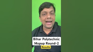 Bihar Polytechnic Mop-up Results #biharpolytechnic #biharpolytechnicexam @Study93byrajnishsir
