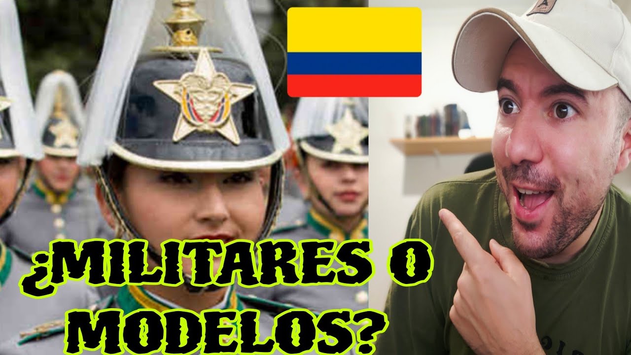 Militar ESPAÑOL REACCIONA a DESFILE MILITAR de Colombia ¿MODELOS o MILITARES?