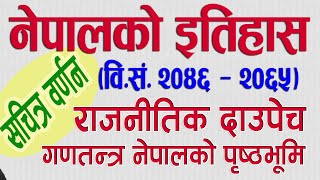 नेपालको इतिहास, २०४६-२०६५/ राजनीतिक दाउपेच /गणतन्त्र नेपालको पृष्ठभूमि