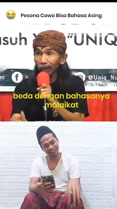 pesona cowok bisa berbahasa asing pak Ghufron maqoli inna