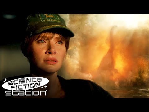 The Brachiosaurus Gets Left Behind | Jurassic World: Fallen Kingdom | Science Fiction Station