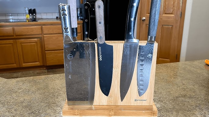 Kuhn Rikon Easy Clean Clear Knife Block on QVC 