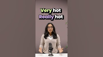 REALLY vs. VERY: Know the Difference? 🤔 (Speak English Fluently!)  Intensifiers in English.
