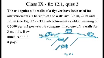 Class 9 Maths | Chapter 12 | Exercise 12.1 Q2 | Heron
