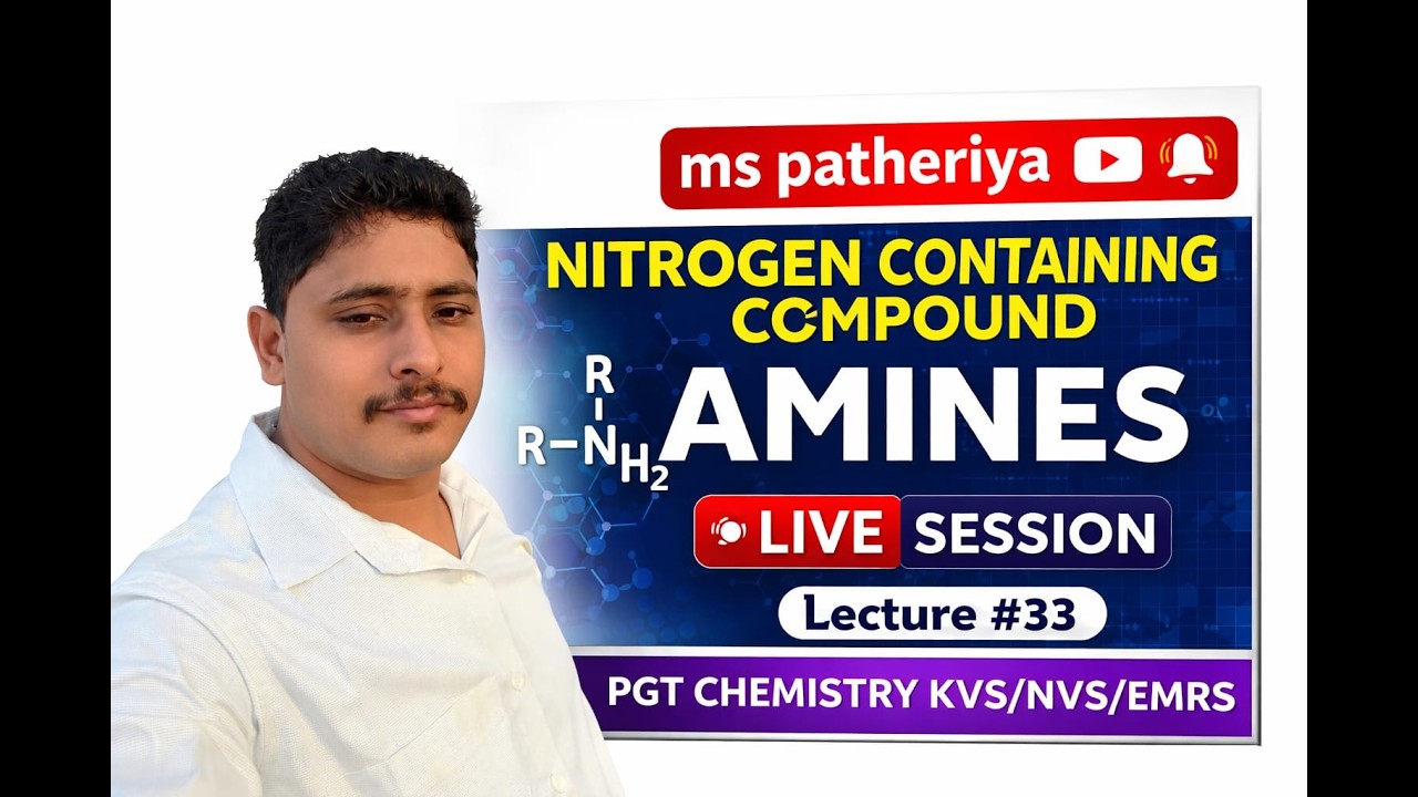 EMRS KVS NVS PGT CHEMISTRY FOR TIER-2 | KVS NVS EMRS PGT CHEMISTRY CLASSES 2026 | EMRS 2026