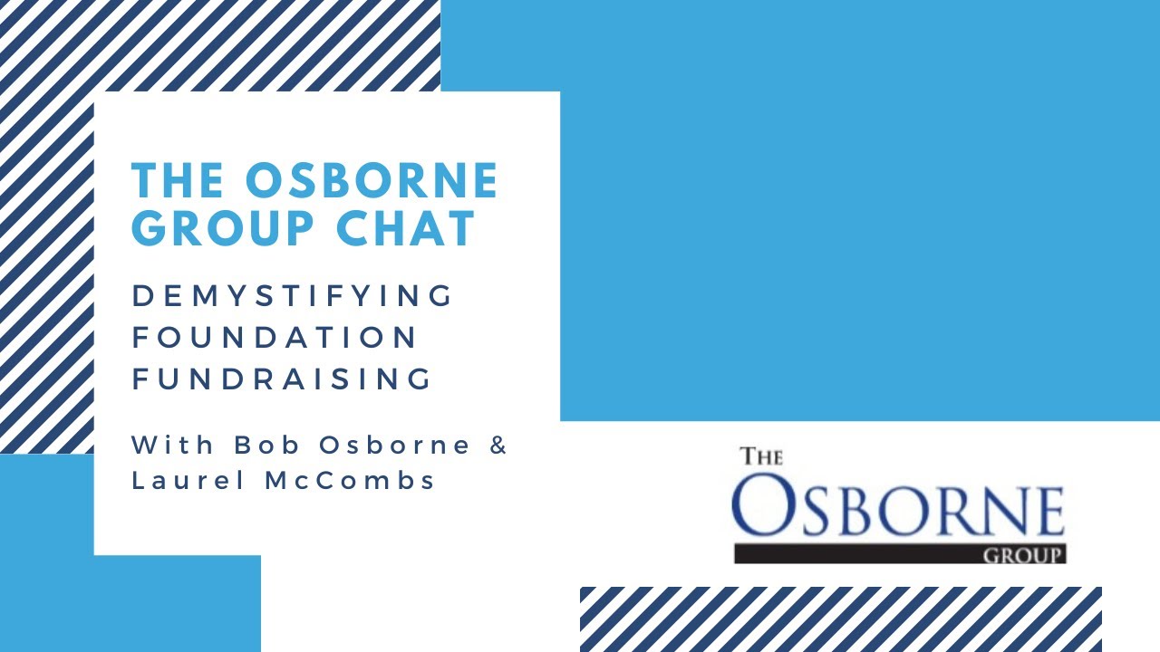 TOG Chat: Demystifying Foundation Fundraising