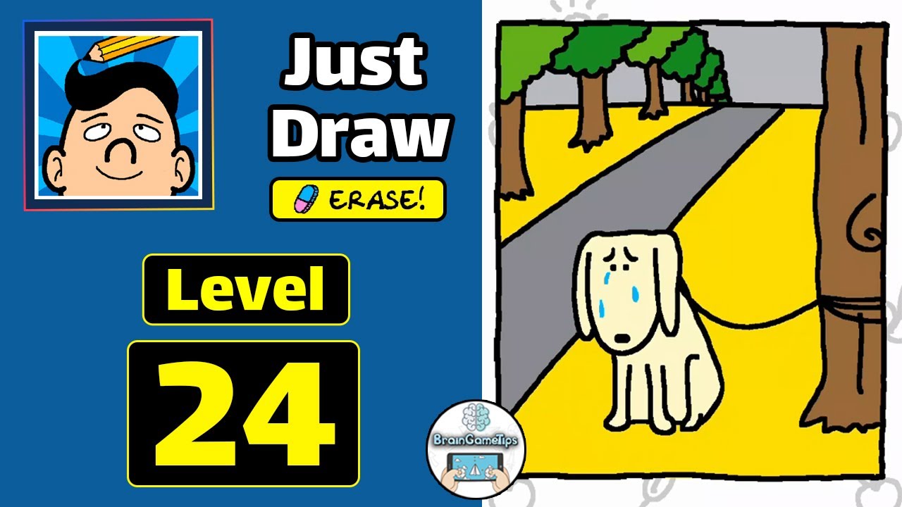 Just Draw - Erase Level 24 Answer