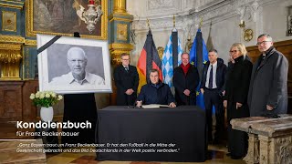 Thumbnail for Kondolenzbuch für Franz Beckenbauer - Bayern