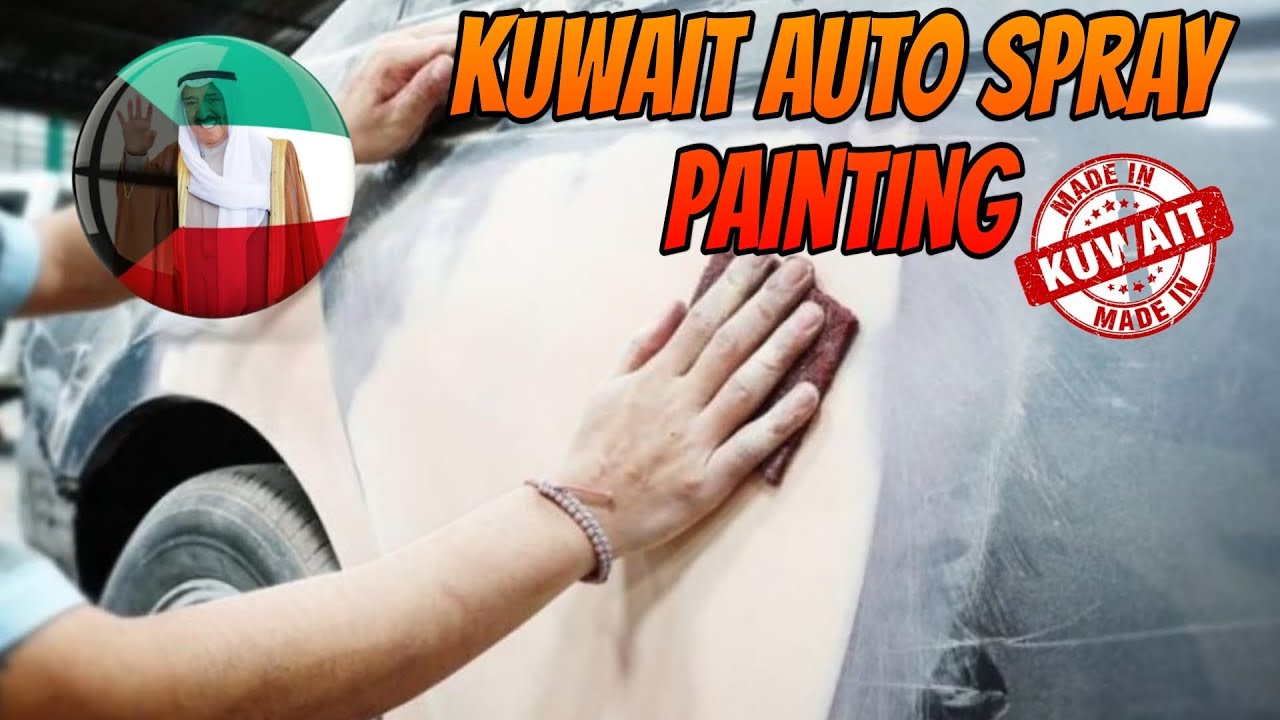 Kuwait tcar 🚗 colour kaise karte hain auto spray painting YouTube