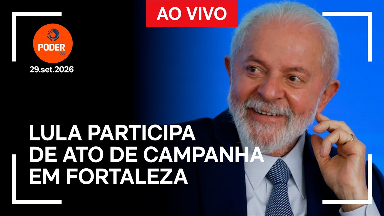 Ao vivo: Lula participa de ato de campanha em Fortaleza