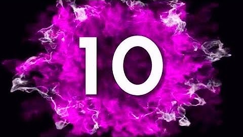 COUNTDOWN 10 to 0 ( v 202 ) Shockwave TIMER with Sound Effects 4k