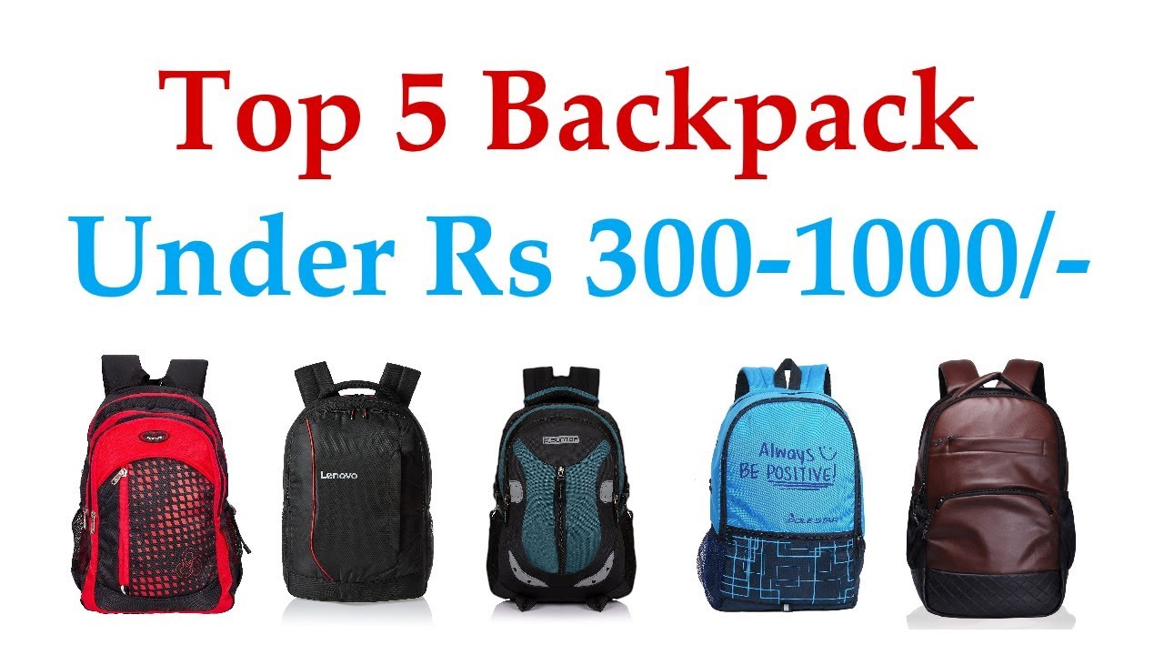 Top Backpack under 400 - 1000 - YouTube