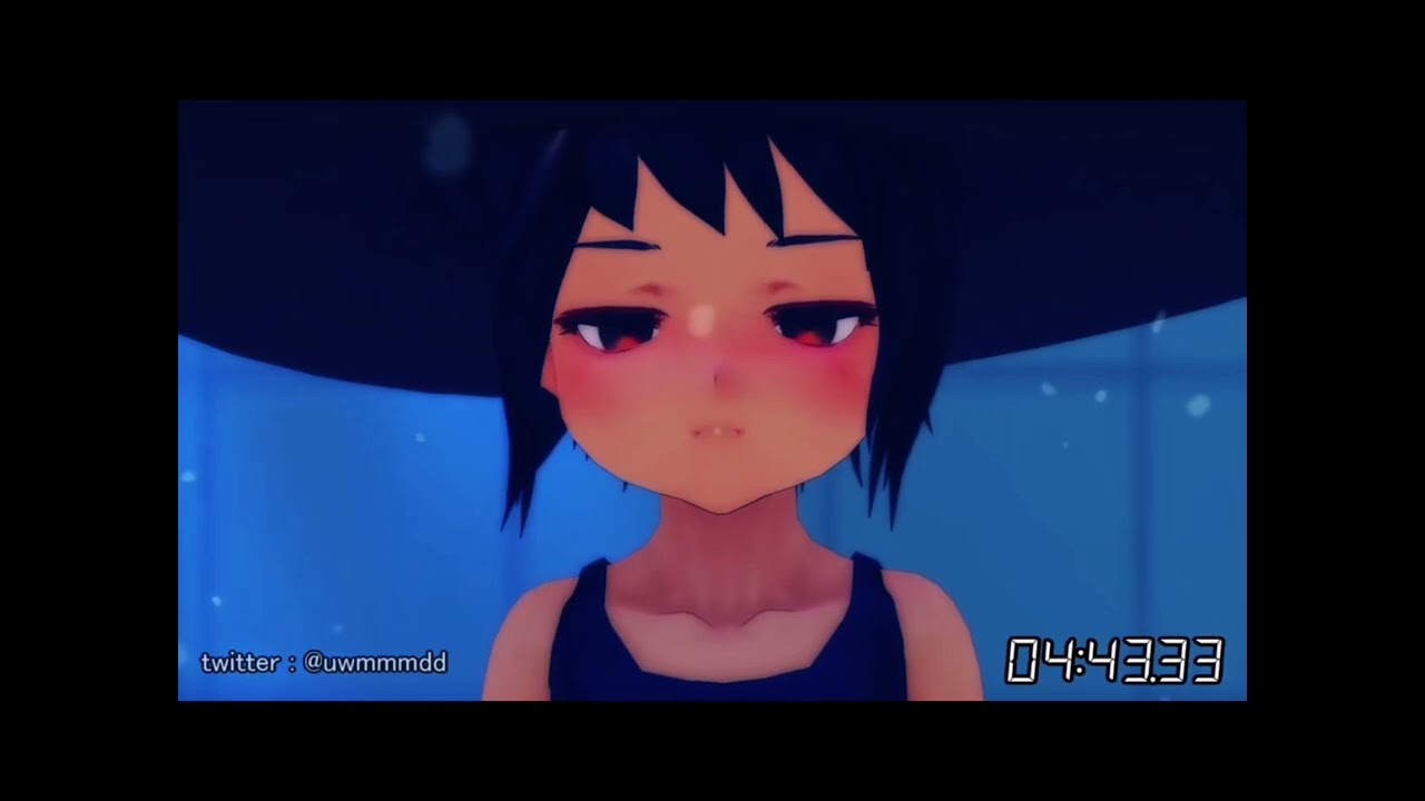 Shira-Chan as a Witch on a Broom