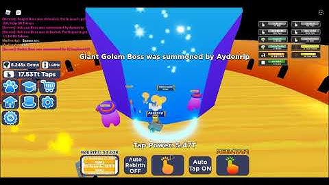 spawn the new secret hydra pet in tapping simulator