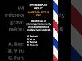 Barber State Board Question of the Day | Virus vs Bacteria