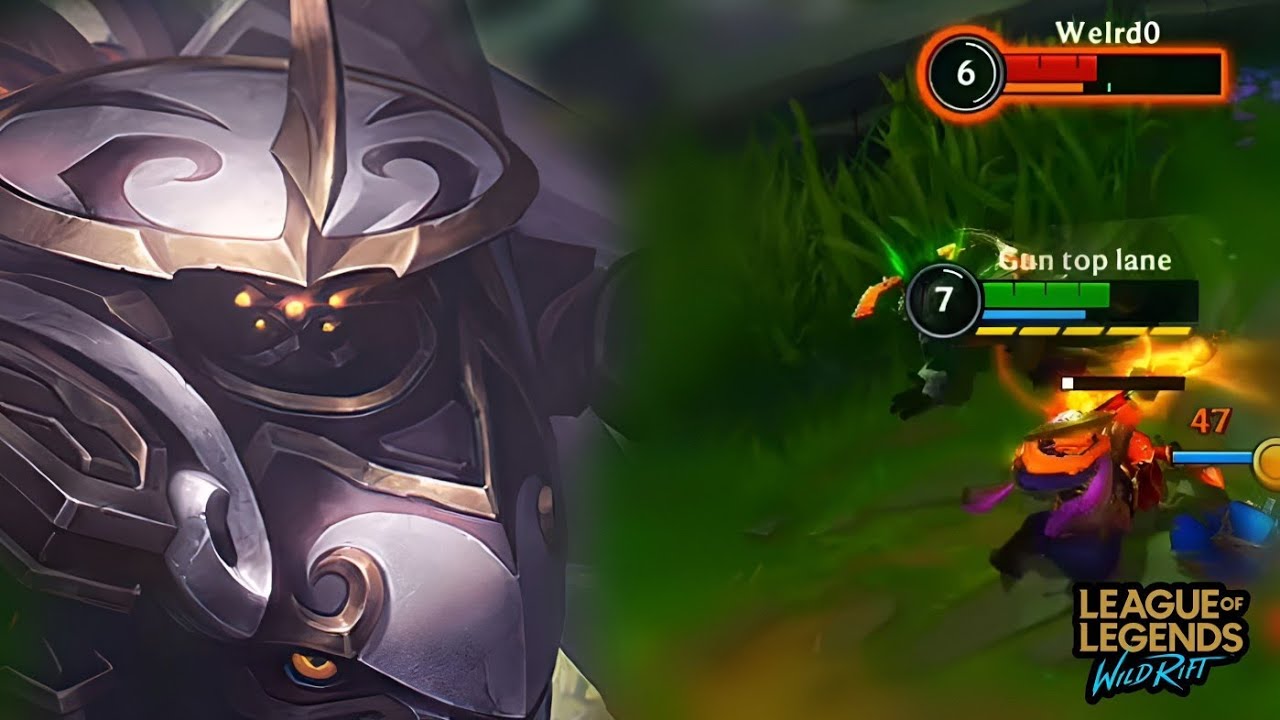 Wild rift jax(1vs2) vs Renekton baron lane season 9 YouTube