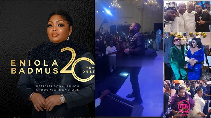 DAVIDO'S PERFORMANCE AT ENIOLA BADMUS 20 YEARS ON STAGE