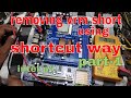 motherboard repair #how to remove vrm short cercuit using shortcut way # intel pentium4