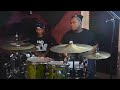 mega drum shed with uncle Larry Tony Taylor Jr. and three other drummers