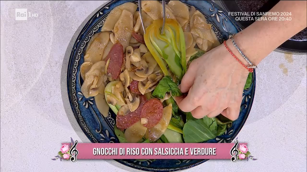 Gnocchi di riso con salsiccia e verdure - È sempre mezzogiorno - 08/02/2024