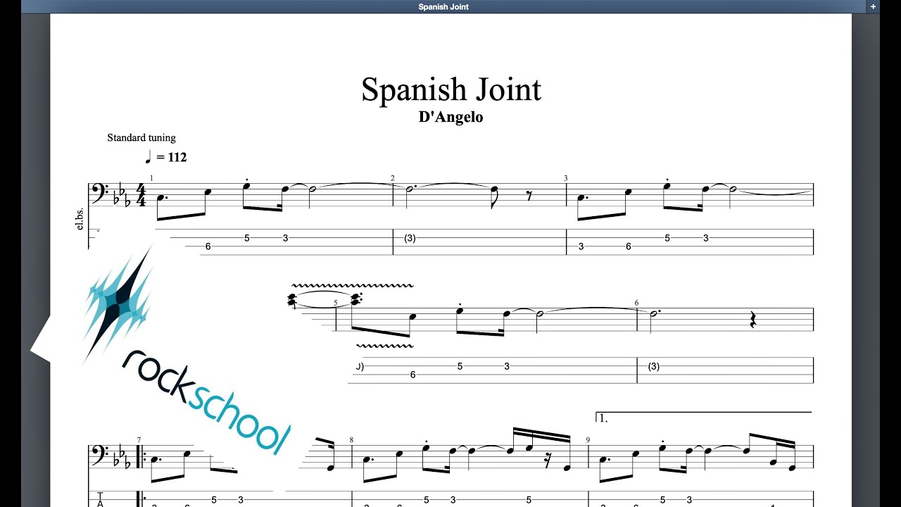 Spanish Joint rockschool Grade 7 Bass YouTube