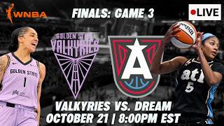 WNBA FINALS LIVE | Valkyries vs Dream: Game 3 🏀 Watch along!