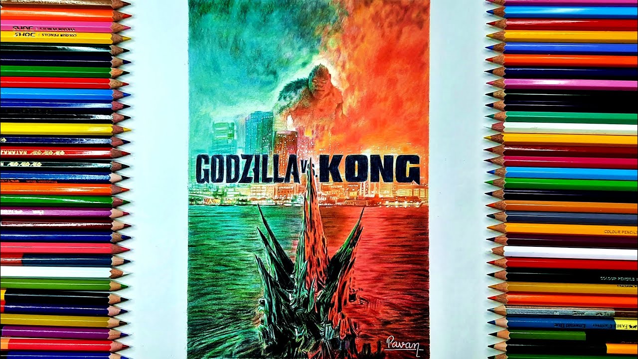 Godzilla vs. Kong Painting {BY PAVAN KUMAR}