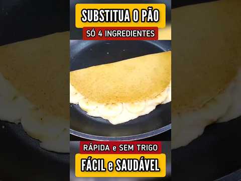 SUBSTITUA O PÃO! AVEIOCA INCRÍVEL de 4 INGREDIENTES - SEM TRIGO, Fácil, Rápida e Deliciosa