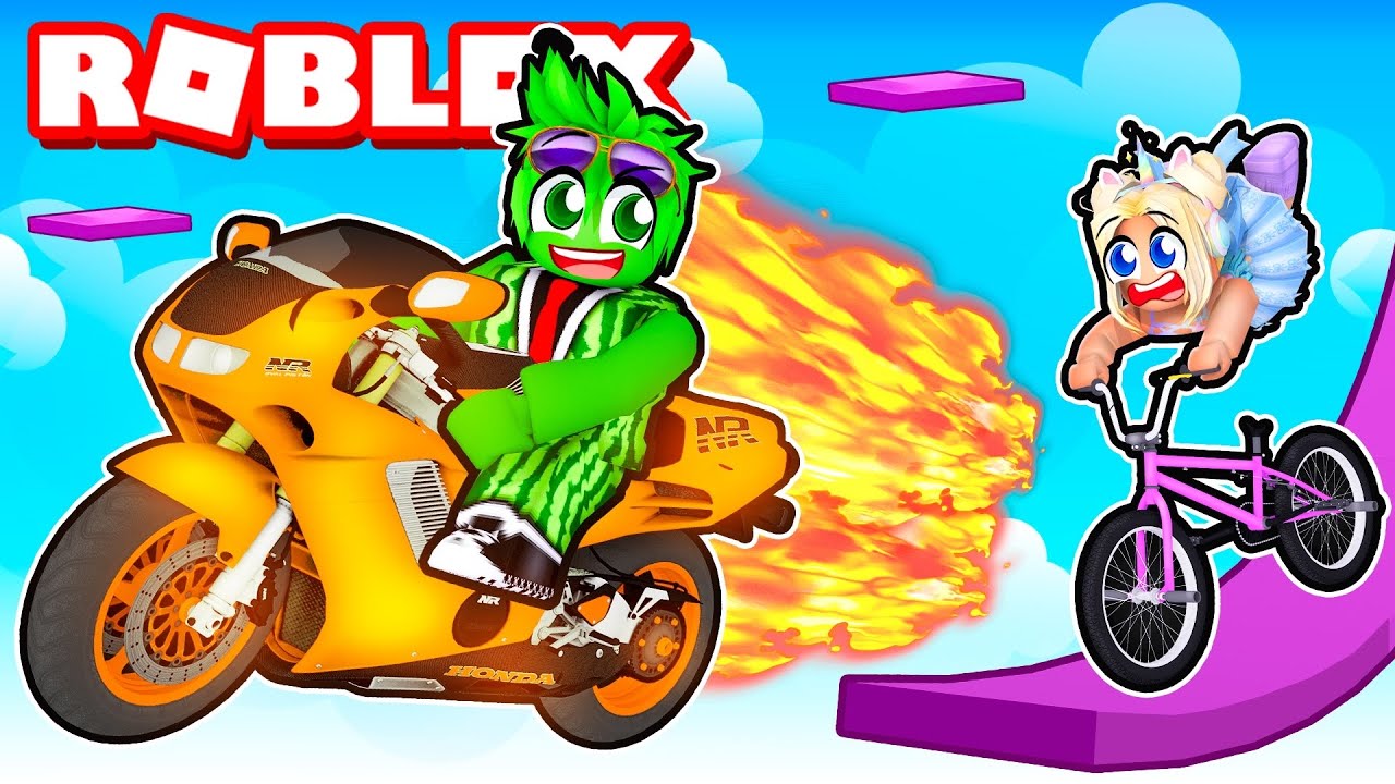 Roblox OBBY, ABER auf dem FAHRRAD!