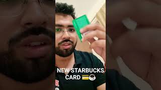 starbucks new card #starbucks #card #starbuckscard #poorquality #costsaving #tatastarbucks #coffee