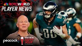 Where does Eagles' Dallas Goedert rank among fantasy TEs? | Fantasy Football Happy Hour | NFL on NBC