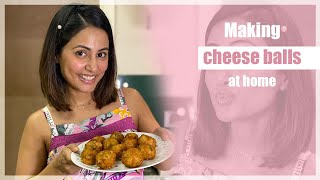 Cooking With Hina Khan: American Corn Cheese Balls l  Quick Cheese Balls Recipe To Make At Home