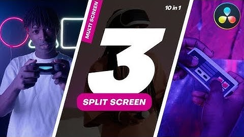 Multiscreen - 3 Split Screen DaVinci Resolve Template