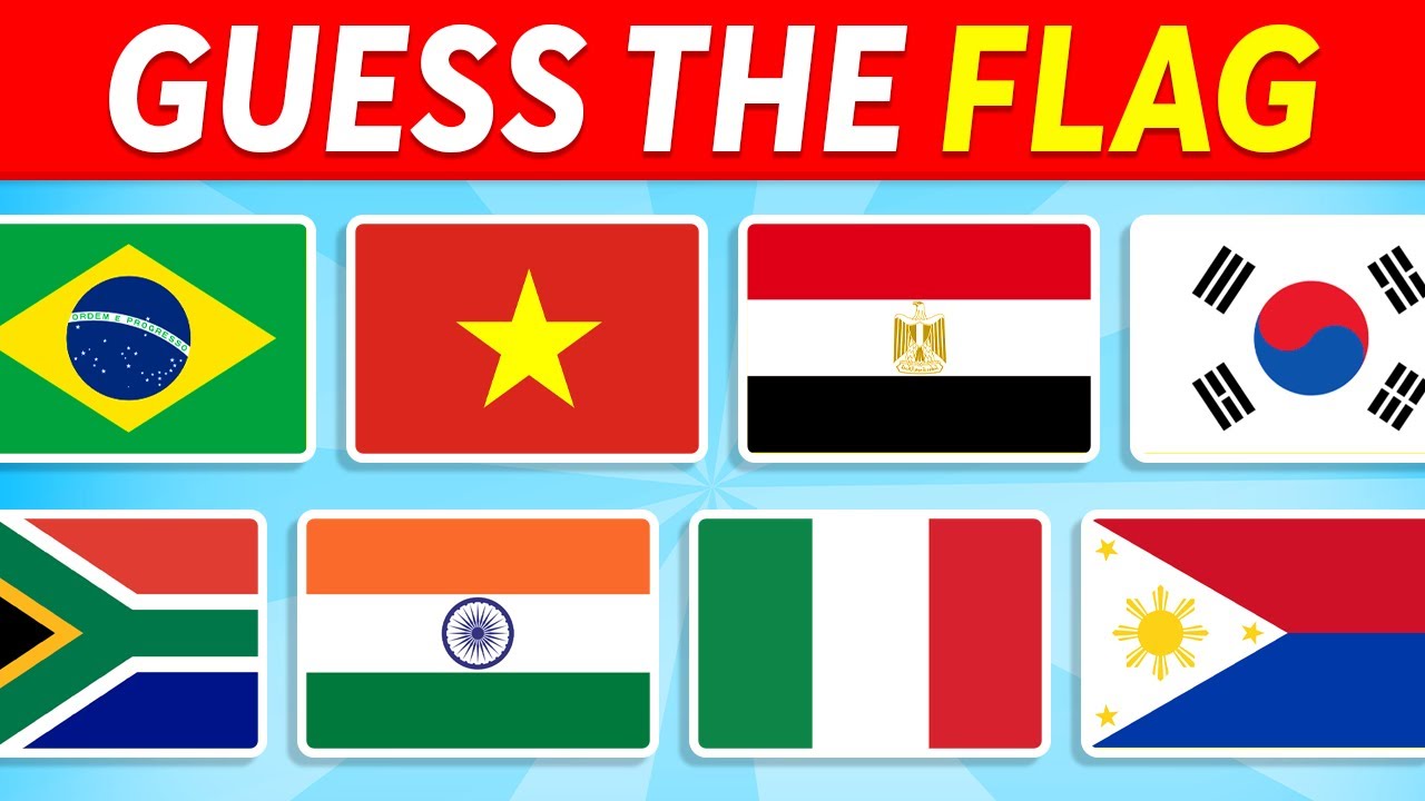Kannst du alle 195 Flaggen in 5 Sekunden erraten? Es wird sehr schwierig