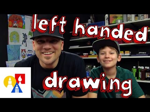 Left Handed Drawing Challenge + SYA