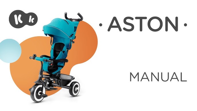 Kinderkraft ASTON Tricycle Bébé Évolutif, Draisienne Évolutif