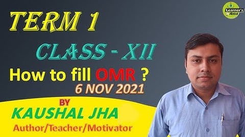 #OMR Practise Session # CBSE Term 1 class 10 & 12 2021-22|Omr sheet kaise bhare|Omr sheet fill steps