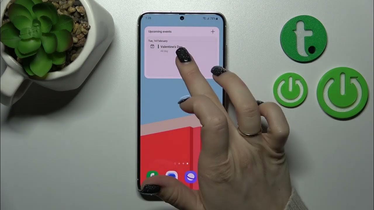 How to Add & Remove Home Screen Widgets on SAMSUNG Galaxy S23+ YouTube