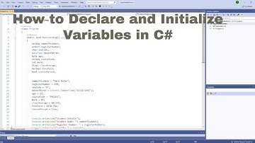 Lecture 2: Variables