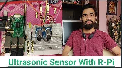 Ultrasonic sensor with Raspberry pi | raspberry pi for beginners