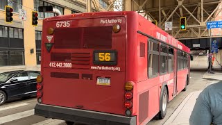 This bus driver wasn’t playing games, driving in a 2021 gillig low floor