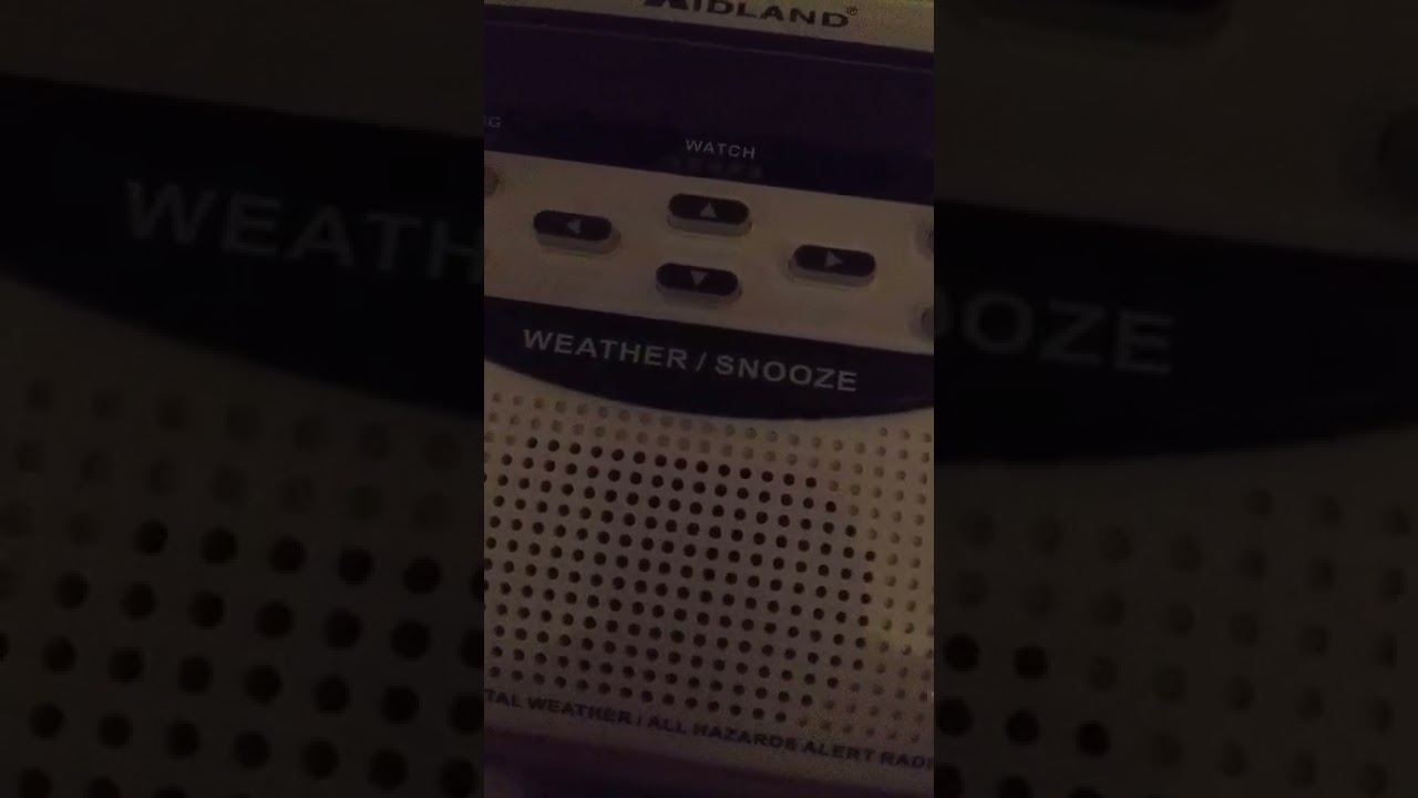 Noaa Weather Radio station Wwh 22 Beaumont kansas YouTube