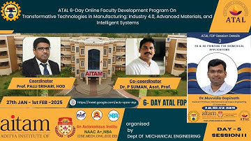 DAY - 5, Session II - ATAL FDP #atal #fdp #aicte_india #aicte #aicteapproved #aitam