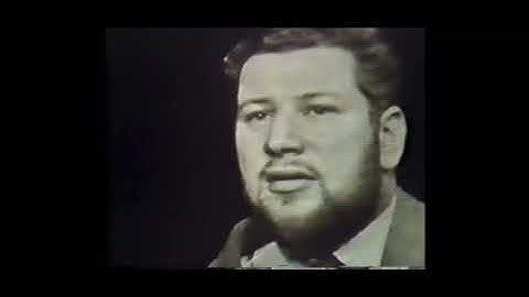 Mike Wallace interview.  Peter Ustinov explains why humor is important.