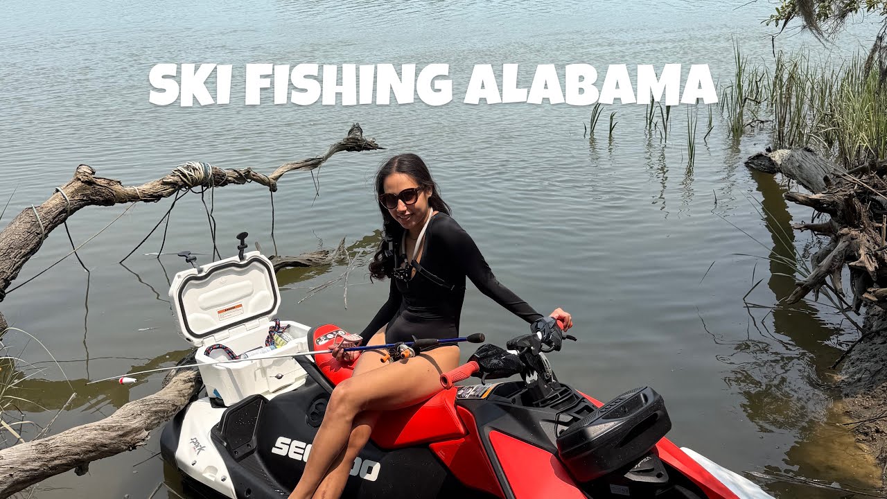 Jet Ski Fishing in Tuscaloosa, Alabama | Rain Storm + Bass Fishing Adventure