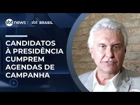 Renan, Zema, Augusto Cury, and Caiado carry out campaign agendas this Friday (18) | #SBTBrasil