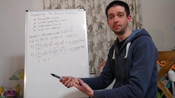 How to calculate binomial probabilities (no context)