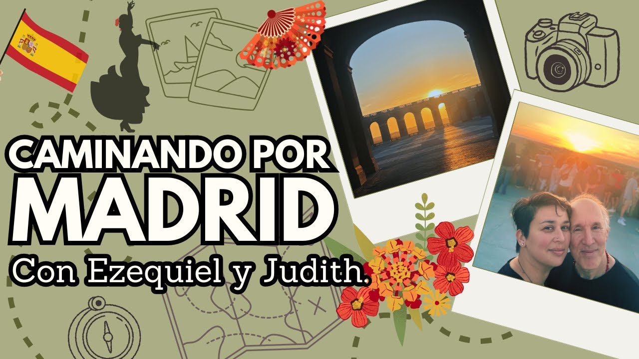 Walking through Madrid with Ezequiel & Judith. 4K.