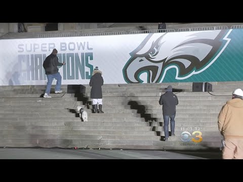 Philadelphia eagles super bowl parade route map